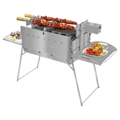 Кипрский BBQ: Портативный легкий вращающийся гриль для кемпинга на открытом воздухе